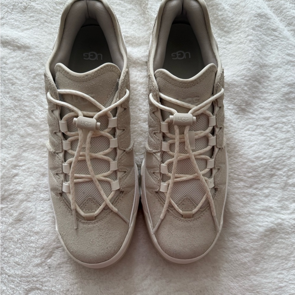 UGG Women's Captrail High cream Sneaker size 10 - Picture 2 of 10